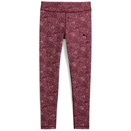 Puma Kinder Strumpfhose TAD ESS AOP Tights G, Größe 164 in Braun Poised Pink