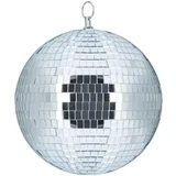 Relaxdays Discokugel 20 cm Silber