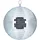 Relaxdays Discokugel 20 cm Silber