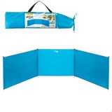 AKTIVE Unisex Jugend 53442 Faltbarer Strandschirm, blau, 200 x 75 cm