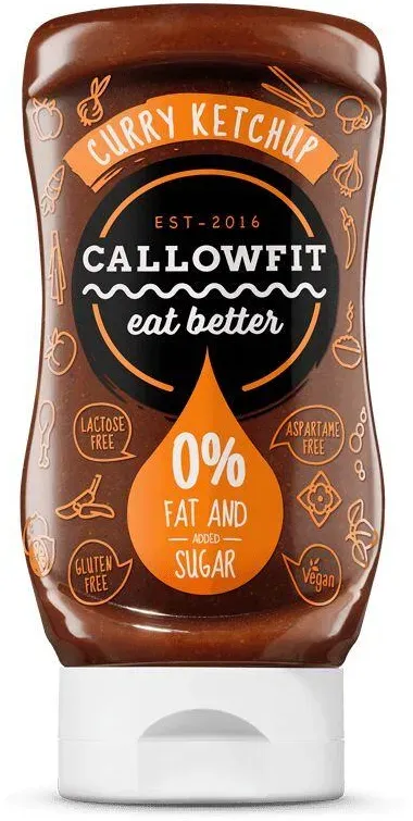 Callowfit - Saucen - fettfrei ohne Zuckerzusatz - Curry Ketchup