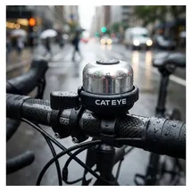 Cat Eye Fahrradklingel Wind Bell PB-1000 schwarz, silber