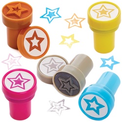 Selbstfärbende Stempel "Stern" (pro Set 10) Mitgebsel