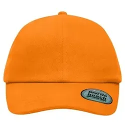 6 Panel Cap weich gebürstet MB6223, orange, Einheitsgröße - orange