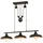 Westinghouse Iron Hill 3-flg. E27 31 cm geölte Bronze