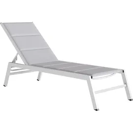 Outsunny Vallsero Gartensonnenliege,, Metall, cm, Gartenmöbel, Gartenliegen