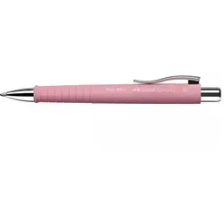 FABER-CASTELL Kugelschreiber Poly Ball XB1, Rose, Blau, Clip-on retractable ball