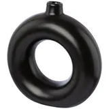 Gasper Vase H 15 cm REGINA, Schwarz - H 15 cm - Keramik