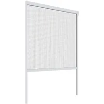 WINDHAGER Insektenschutz-Fensterrahmen Rollo Basic 130 x 160 cm Weiß