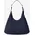 Michael Kors Nolita Large Schultertasche Nubukleder Dress Blues