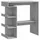 vidaXL Bartisch mit Regal 100 x 50 x 101,5 cm Grau