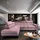 masseno Ecksofa NOLA L-S mit Schlaffunktion L-Form, Sofa mit Bettkasten, Wohnzimmersofa, Couch, Soffa, Bettsofa, Couchgarnitur- Lila, Monolith 62
