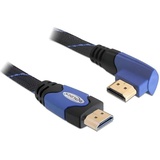 DeLOCK 82955 High Speed HDMI Kabel mit Ethernet blau 1m