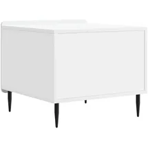 vidaXL Couchtisch mit Schubladen Weiß 49 x 50 x 42 cm Holzwerkstoff