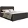 Selsey Saliano - Boxspringbett 160x200 mit Bettkasten, Topper und Chenille-Bezug, Graphit, - Dunkelgrau