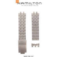 Hamilton Metall Khaki Aviation Band-set Edelstahl H695.765.101 - silber