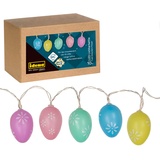 IDENA Lichterkette Ostern Flower 10LED 6cm (1.20 m