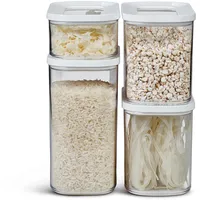 Mepal Frischhaltedose rechteckig weiß 2 x 1,0 l, 1 x 1,5 l, 1 x 0,425 l