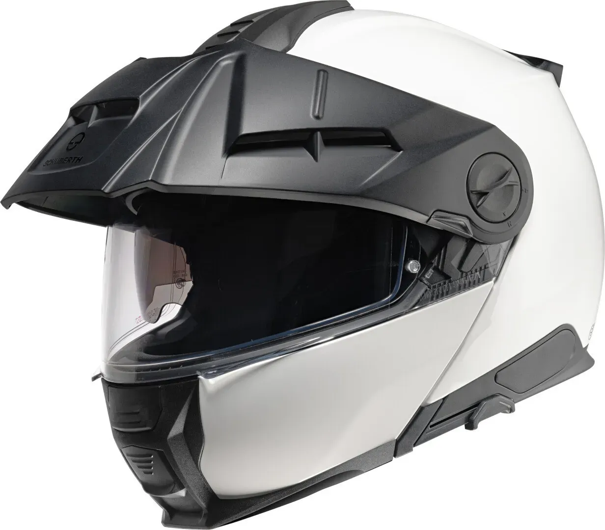 Schuberth E2 Helm, zwart-wit, M Voorman