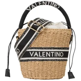 Valentino Boho Bucket Bag Stroh naturale/Black