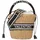 Valentino Boho Bucket Bag Stroh naturale/Black
