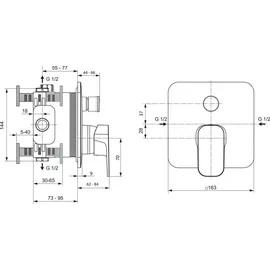 Ideal Standard Tonic II Einhandwannenmischer (A6340AA)