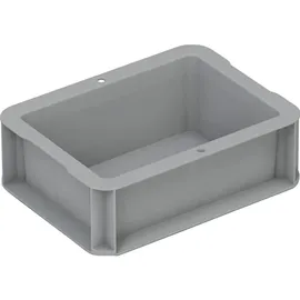 Eurobox-System Box 20 x 15 x 7 cm 15-tlg. grau