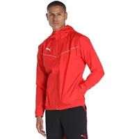 Puma teamRISE Allwetterjacke Herren red/white M