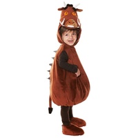 Underwraps Kostüm Der Grüffelo Kostüm für Kinder, Er hat schreckliche Hauer und schreckliche Klauen und schreckliche Zä braun 92-104