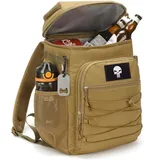 Taktischer Kühlrucksack – 25L Isolierter Rucksack, Auslaufsicher & Robust – Großer Lunch-Rucksack, Wasserdichter Eisrucksack für Männer, Frauen, Arbeit, Tagesausflüge, Camping, Strand & Wandern
