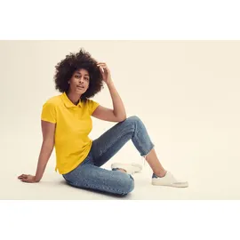 FRUIT OF THE LOOM Lady-Fit Premium Polo Navy L