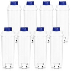 Randaco Wasserfilter Wasserfilter für DeLonghi DLSC002 Kaffeemaschine 8er Set weiß