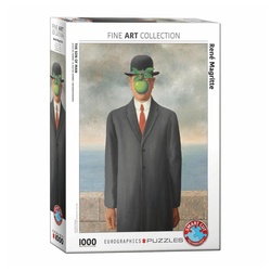 EUROGRAPHICS Puzzle Der Sohn des Menschen von René Magritte, 1000 Puzzleteile bunt
