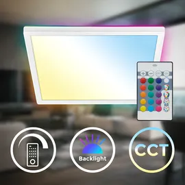 B.K.Licht LED Panel 1-flg. eckig weiß