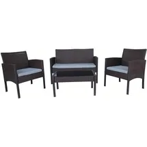 Hti-Living Zita Loungeset braun/beige