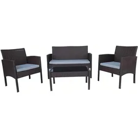 Hti-Living Zita Loungeset braun/beige