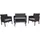Hti-Living Zita Loungeset braun/beige
