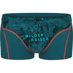 Ein schöner Fleck Erde Boxershorts Wilder Kaiser blaugrau L