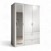 Harper Drehtürenschrank VESALA 135 x 195 x 56 cm Weiß