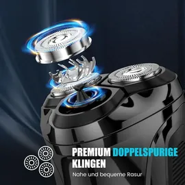 Brightup Rasierer 4D Schwarz