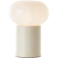 Brilliant Tischleuchte Daeny, Weiß, Glas, 27 cm, Schnurschalter, Lampen