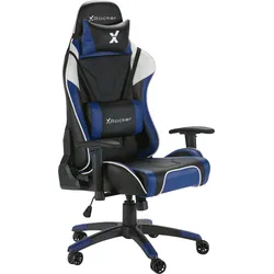 Gamingsessel Agility ca. 59,9x122x66cm Blau/Schwarz