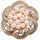 FIRETTI Brosche FIRETTI "Schmuck Geschenk Ansteckschmuck Blume Glitzersteine", gelb (gelbgoldfarben, kristallweiß, weiß, kristallweiß), Broschen, Damen, Messing, Perlen, Brosche, mit Strassstein - mit Süßwasserzuchtperle
