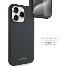VONMÄHLEN iPhone 15 Pro Silikon Case Navy