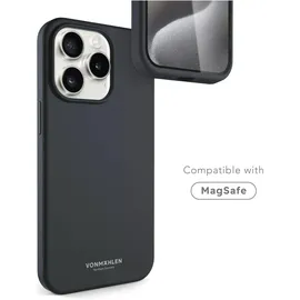 VONMÄHLEN iPhone 15 Pro Silikon Case Navy