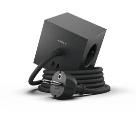Avolt Square 1 Steckdosenleiste USB-C 30 W 1,8 m Stockholm Black