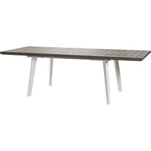 KETER - Tisch aus Polypropylen 160x90x75 weiß/cappuccino