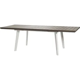 KETER - Tisch aus Polypropylen 160x90x75 weiß/cappuccino