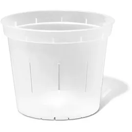 rePotme Orchideentöpfe mit Schlitzen, 15,2 cm, transparent, 3 Stück