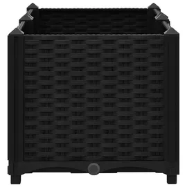 vidaXL Hochbeet 80 x 40 x 20 cm Schwarz